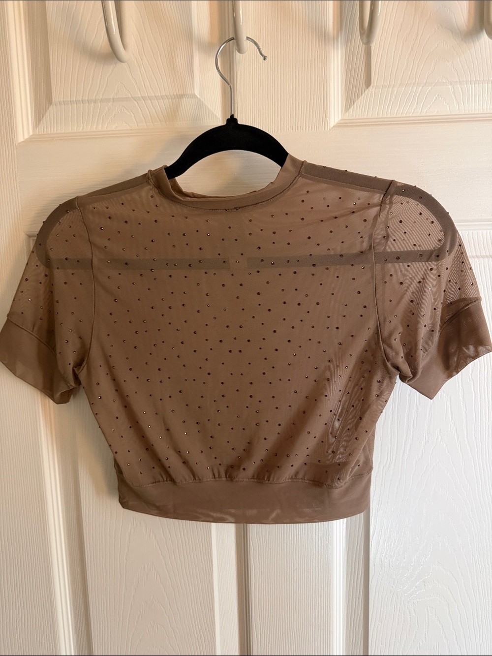 SKIMS Rhinestone Mesh Top - Picture 2 of 3
